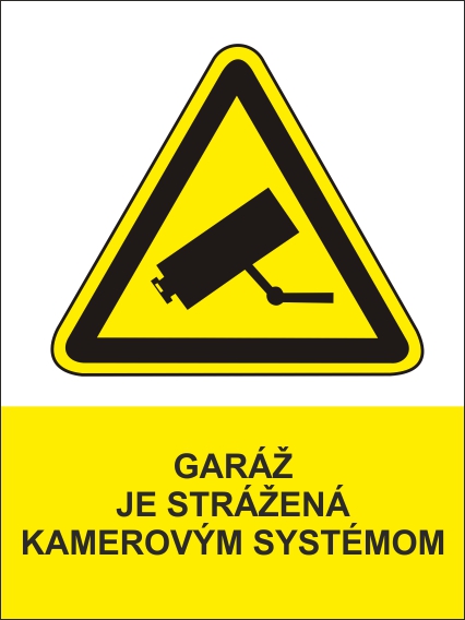 Garáž je strážená kamerovým systémom Garáž je strážená kamerovým systémom